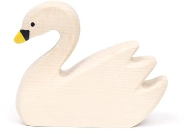Holztiger Schwan, schwimmend, 80030