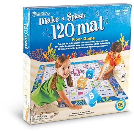 Learning Resources Make a Splash 120 Mat Floor Game