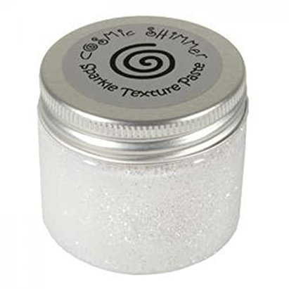 Cosmic Shimmer Sparkle Texture Paste, Aurora Sparkle/White