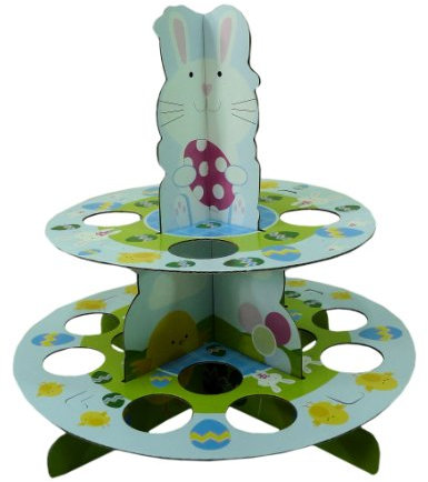 Robelli PMS Eier-/Kuchenständer, 2-stöckig, 25,4 x 25,4 cm, 24 Stück