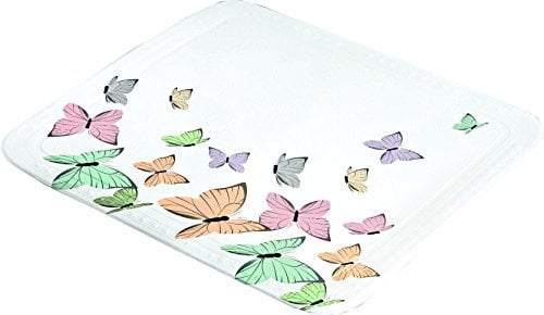 Kleine Wolke Butterflies Duscheinlage PVC Schaum Multicolor 55 x 55 x 3 cm