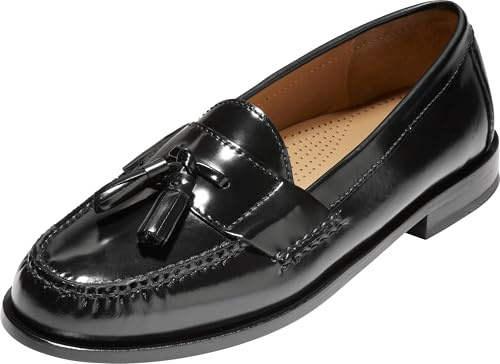 Cole Haan Men's Pinch Tassel Loafer, Black, 9.5 D US