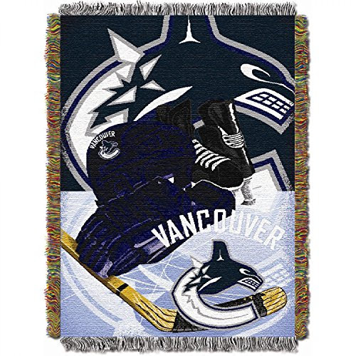 Northwest NHL Vancouver Canucks gewebter Wandteppich, Überwurfdecke, 122 x 152 cm, Home Ice Advantage
