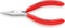 KNIPEX Greifzange für Feinmechanik mit Kunststoff überzogen verchromt 125 mm, 37 23 125