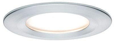 Paulmann Premium EBL Set Coin Slim dimmbar rund starr LED 1x6,8W 2700K 230V 51mm Alu ged./Alu