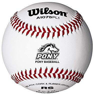 Wilson Youth League and Turnier Baseballs, A1075, RS, Pony, League (EIN Dutzend)