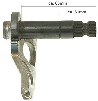 Kickstarterwelle 63mm / 31mm für CPI, Keeway