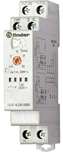 Finder Serie 13 - Elektronischer Modularer Stromstoßschalter 1no 16a 4 Funktion
