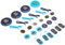 amscan 9901311 24-teiliges Geschenkeset Transformers, Blau