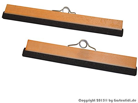 Wasserschieber Holz, stabil 50 cm