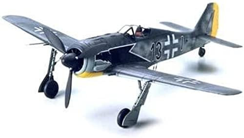 TAMIYA 300060766-1:72 Focke Wulf Fw 190 A-3, Luftfahrt, Militär, Flugzeug,originalgetreue Nachbildung, Plastik Bausatz, Basteln, Modellbausatz, Zusammenbauen, unlackiert