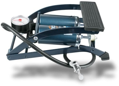 SKS Twin Air Pompe à pied Bleu