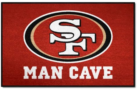 FANMATS 14365 NFL San Francisco 49ers Nylon Universal Man Cave Starter Teppich, 48,3 x 76,2 cm