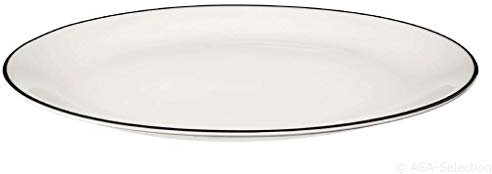 À table ligne noire Assiette plate 26,5 cm