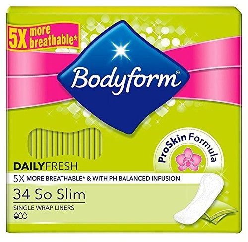 Bodyform Licht Liner So Schlank Einzeln Verpackt 34 Pro Packung
