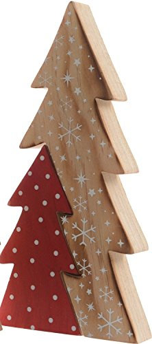Kaemingk - Albero di natale medio in legno stilizzato. Pezzo Singolo - Kaemingk-552391