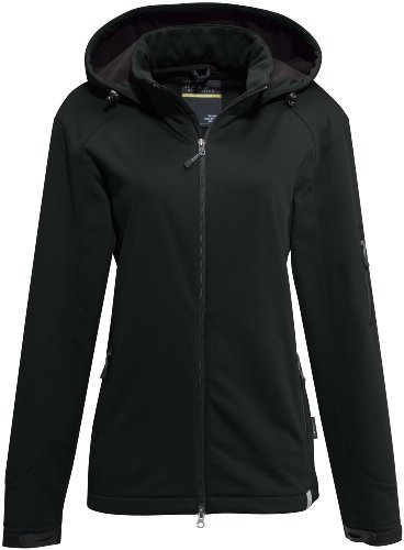 HAKRO Damen Softshell-Jacke Alberta - 248 - schwarz - Größe: M