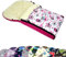 BAMBINIWELT universaler Winterfußsack (90cm oder 108cm), auch geeignet für Babyschale, Kinderwagen, Buggy, aus Wolle im Eulendesign (108cm, $1)