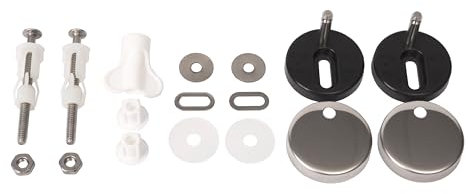Kleine Wolke Ersatzteil-Set, Ersatz Montageset Chromfarbig, Set 6-teilig, Silber