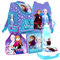 Disney Frozen Eiskönigin Schulranzen Tornister Schulrucksack Schultasche Set 6 Teilig Inkl. Sticker-von-Kids4shop Blau