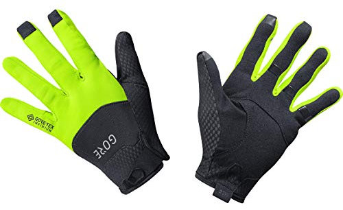 GORE WEAR C5 Gore-Tex Infinium Handschuhe schwarz/gelb Handschuhgröße 5 2021 Fahrradhandschuhe