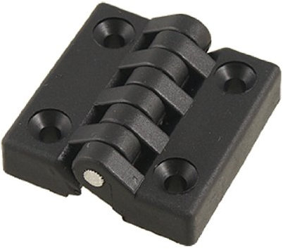 sourcingmap Charnière Plastique renforcé Porte Placard Armoire 40 x 40mm Charnière à roulement noir