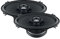 Hertz FBA_78040210 DCX 460.3-Set of 2Way Dieci Series Coaxial Speakers, 4 x 6, 80W, Pack of 2