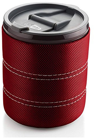 GSI 75251 Outdoors Insulated Infinity Backpacker Mug for Camping, Sturdy and Lightweight, Red, 17 fl oz