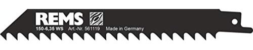 REMS 561119 – Metall hss-bi Sägeblatt 150 – 6,35 mm Klinge (5U)
