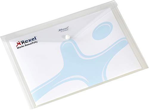 Rexel Dokumententasche Folder, DIN A4, weiß-transluzent