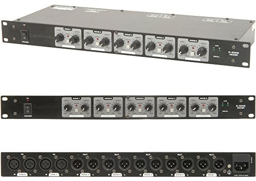 XLR Speaker Matrix Zone Mixer for Amplifiers-Switch/Splitter-Distribution Box DJ