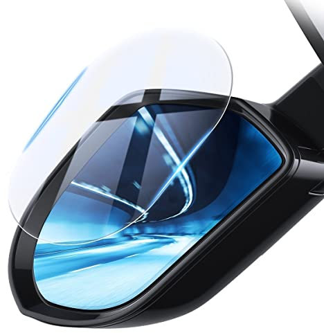 BASEUS 0.15MM Rainproof Film Car Rear-View Mirror (Oval 2 PCS/Pack 135 * 95MM) Transparent (SGFY-C02)