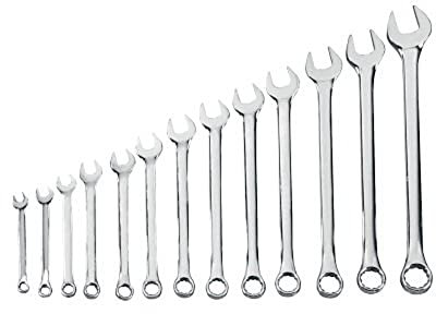 Stanley 87-244 - Juego de llaves de vaso (13 piezas, pulido completo, grado profesional, SAE)