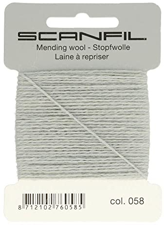 Scanfil Darning Yarn Grey 15m Metre 40020-058