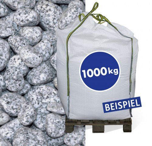 Granit-Gletscherkies Grau 25-40 mm 1000 kg