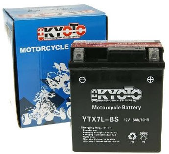 BATTERIA KYOTO YTX7L-BS HONDA SH @ PS DYLAN 125 150 HORNET 600 MOTO SCOOTER