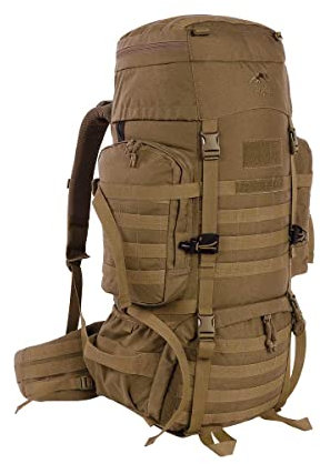 Tasmanian Tiger TT Raid Pack MKIII 52 Liter Militär Outdoor Rucksack mit abnehmbarem Hüftgurt, Molle System und Trinksystem-Vorbereitung (Coyote Brown)