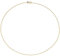 Jobo Damen-Halsreif aus 925 Sterling Silber vergoldet 1,1 mm 45 cm