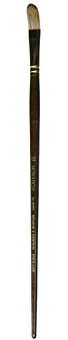 Winsor & Newton Monarch Filbert Long Handle Brush, Size 12