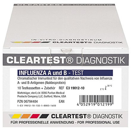 CLEARTEST 6794484 Influenza Test (10-er Pack)