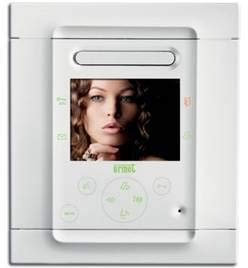 URMET VIDEOCITOFONO 3,5 CITOFONO Folio Monitor A Colori Soft Touch 2VOICE 1706/6