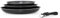 Arthur Martin Set de 3 poêles amovibles Noir 20/24/28 cm
