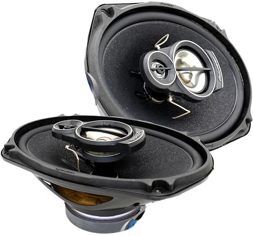 Pioneer TS-A6976S A Series Paire d'enceintes de Voiture à 3 Voies avec Construction Conique en polypropylène moulé par Injection renforcé au Carbone et au mica 15,2 x 22,9 cm 550 W Maximum