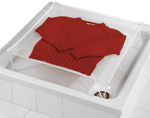 Wenko 3785010100 Pullovertrockner - für Dusche, Badewanne und Balkon, 61 x 61 cm, weiß