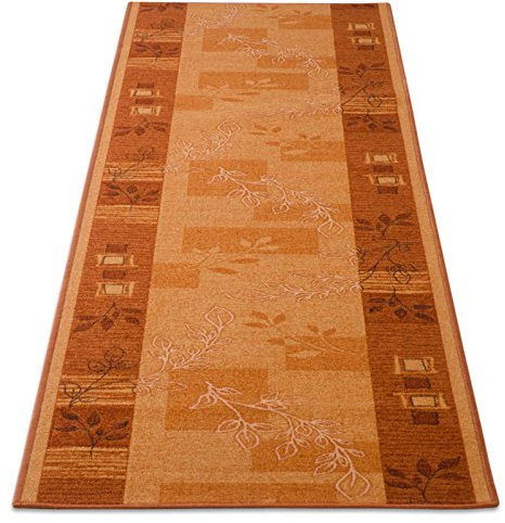Teppichläufer Flur Läufer Brücke Teppich Agadir Akzent Terra Meterware rutschfest 80 cm breit 80 x 170 cm Sale in 44 Größen