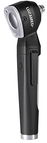 LED Otoskop LuxaScope Auris Otoscope inkl. Zubehör 3,7 Volt in schwarz Taschenformat