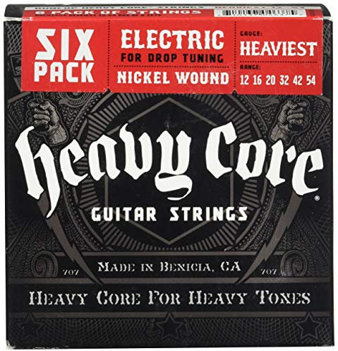 Dunlop E-Git.Saiten 12-54 Heavy Core Nickel Steel - E-Gitarrensaiten