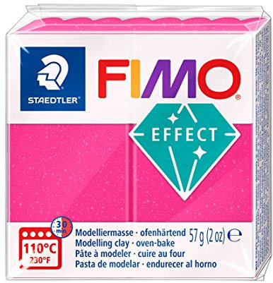 STAEDTLER- FIMO Pasta modellabile termoindurente, Colore Quarzo Rubino, 8020-286