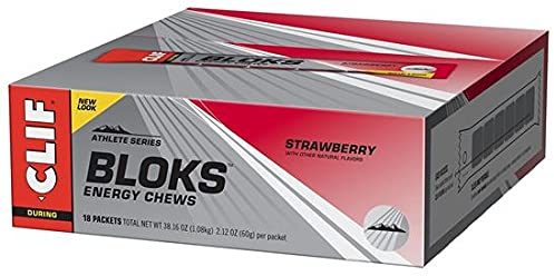 SHOT Bloks: Energie Chews Spielzeug: verschiedene Geschmacksrichtungen, 18x Strawberry