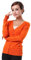 Mooncolour Womens 24 Colors Knit Outwear Autumn Cardigan Sweater, Orange, UK14